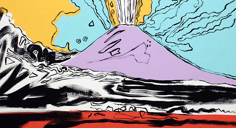 Vesuvius by Andy Warhol up for auction