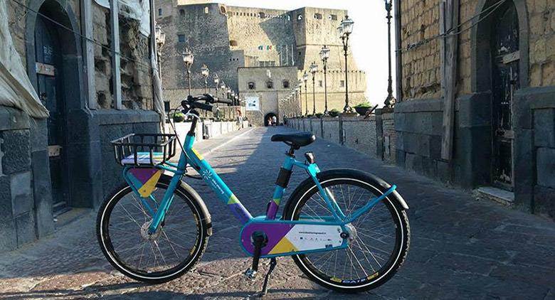 le partage de vélos à Naples