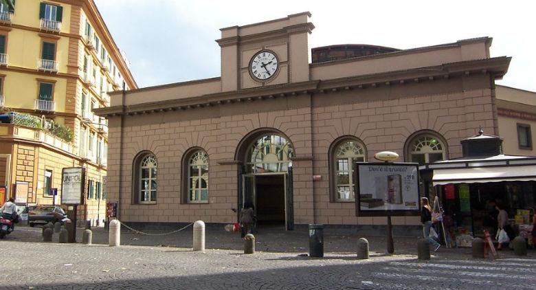 The Chiaia funicular in Naples