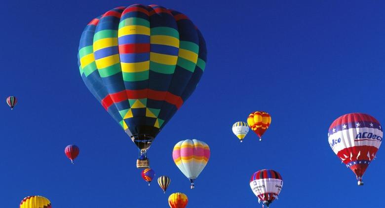 hot air balloons