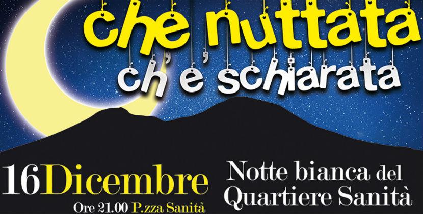 notte bianca del quartiere sanità 2015 locandina ufficiale