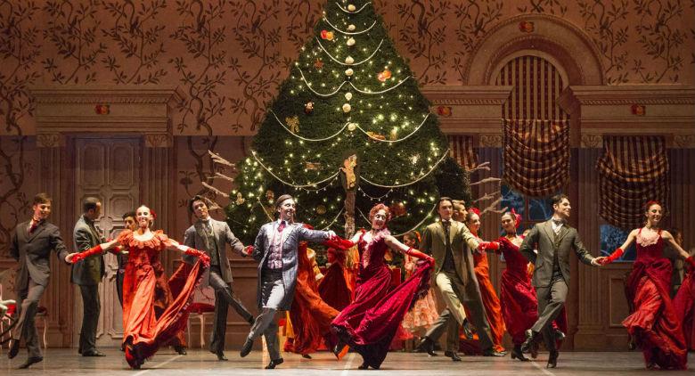 The ballet The Nutcracker on stage at the Teatro San Carlo