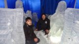 Il presepe di ghiaccio più grande d'Italia ad Ischia con un omaggio alla città sommersa di Baia