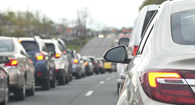 Bloque de tráfico en Nápoles Sábado 12 Diciembre 2015