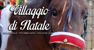 Villaggio di Natale al maneggio CELP tra cavalli natalizi, Babbo Natale e cioccolata calda