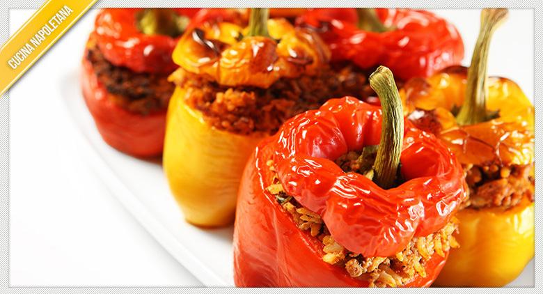 Recipe of peppers stuffed with rice