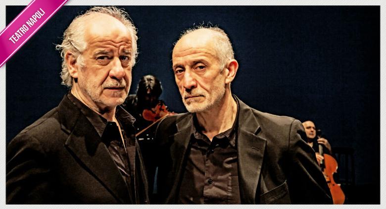 Toni e Peppe Servillo no Teatro Bellini em Nápoles