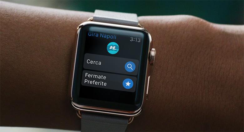 App Gira Napoli per Apple Watch