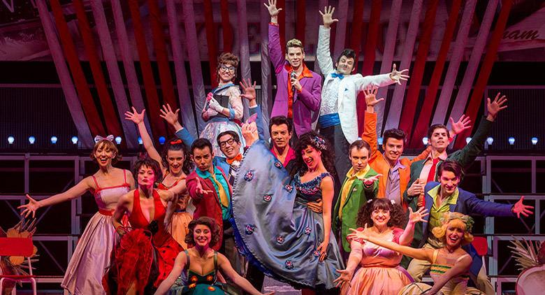 The musical Grease at the Palapartenope in Naples