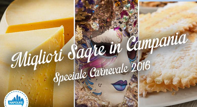 Festivals in Campania during the 2016 Carnival weekend