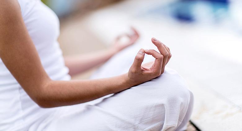 Yoga no Museu Pignatelli em Nápoles