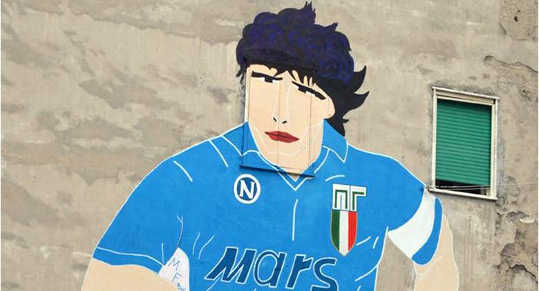 Inaugurazione murales di Maradona ai Quartieri Spagnoli