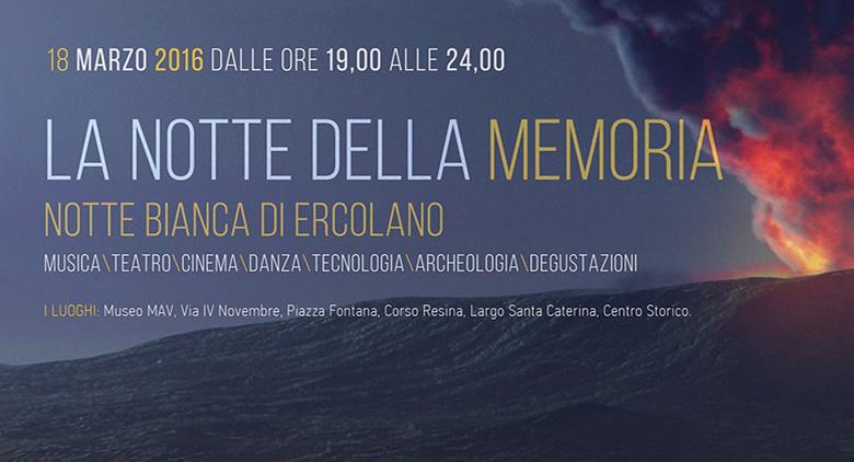 La Notte della Memoria ad Ercolano