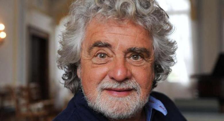 Beppe Grillo at the Augusteo Theater of Naples