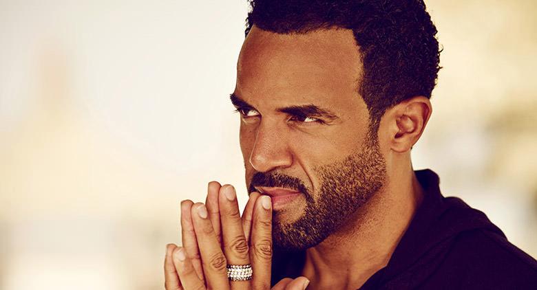 Craig David in concert at the Key Beach Park in Pozzuoli