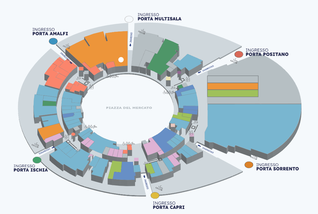 Mapa de Vulcano Buena planta baja