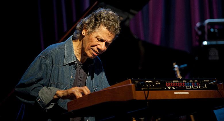 Chick Corea at the Flegrea Arena in Naples