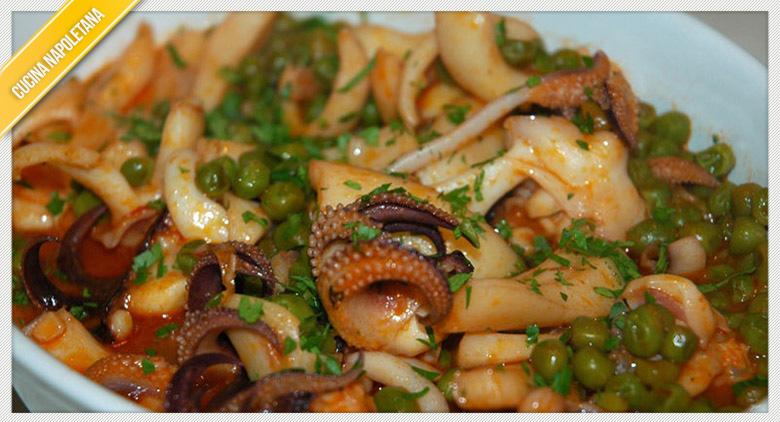 Cuttlefish and peas recipe