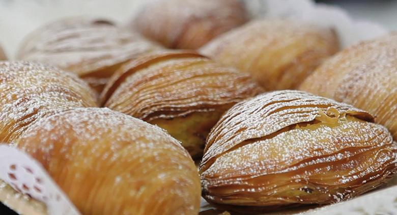 Feira Sfogliatella em Nápoles