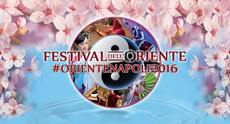 Cartaz do Festival do Oriente em Nápoles edição 2016