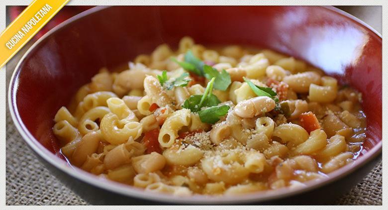 Receta de pasta de verano y frijoles