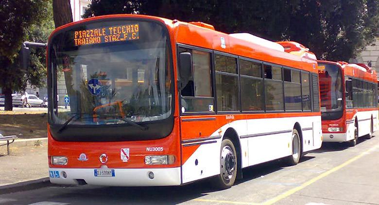 New bus station in Piazzale Tecchio in Naples