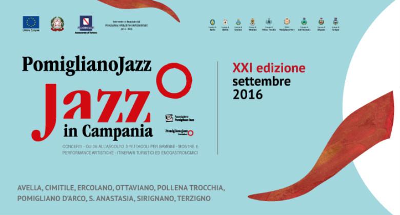 Affiche du festival de jazz de Pomigliano 2016