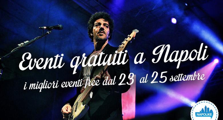 Eventi gratuiti a Napoli nel weekend dal 23 al 25 settembre 2016