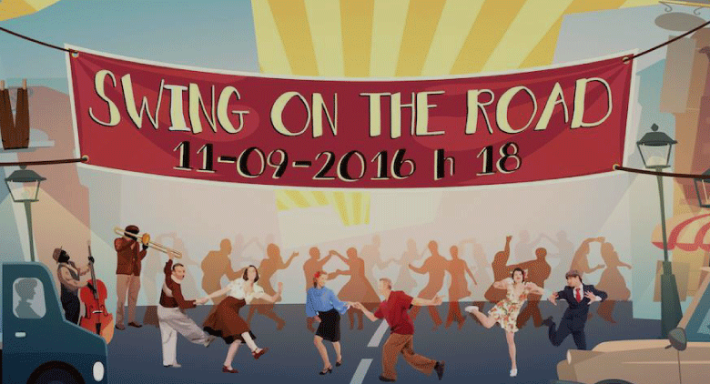 Swing on the road 2016 edition em Nápoles no Lungomare caracciolo, capa