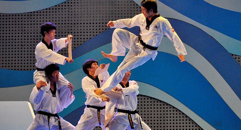 Show de Taekwondo no Vomero