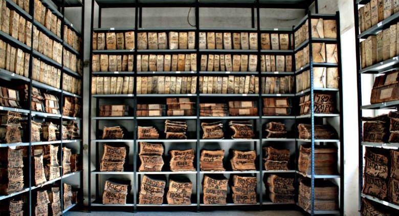 Wandering Souls at the historical archive of the bank of naples