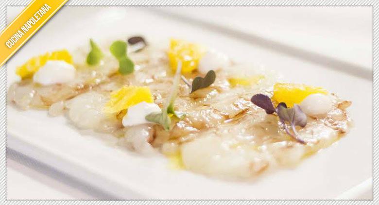 Rezept des Fischcarpaccio in Neapel