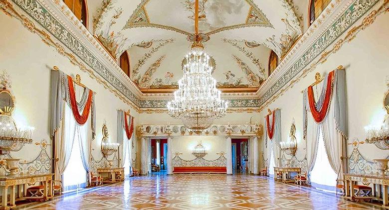 Salón de baile del Museo Capodimonte