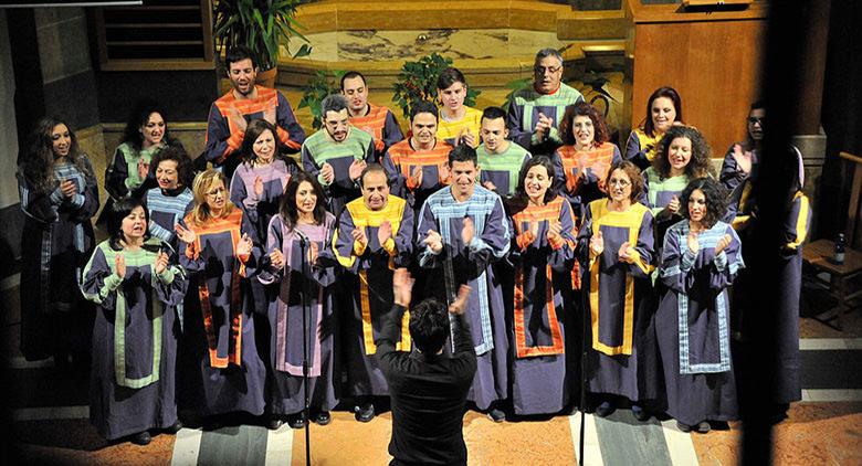 Coro Euphoria gospel en Nápoles para 2016 Navidad