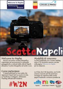 Locandina del contest ScattaNapoli