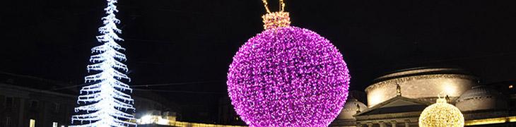 Christmas illuminations in Naples