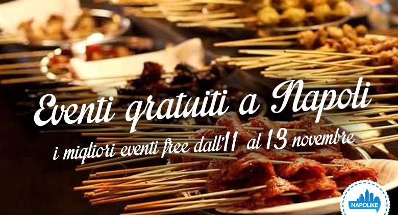 Eventi gratuiti a Napoli nel weekend dall'11 al 13 novembre 2016