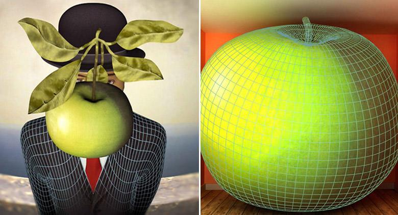 Villa Favorita di Ercolanoの3DにあるMagritte