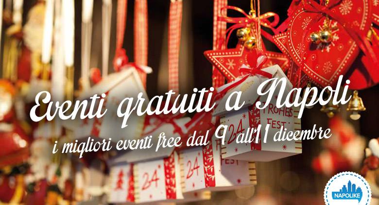 Eventi gratuiti a Napoli nel weekend dal 9 all'11 dicembre 2016