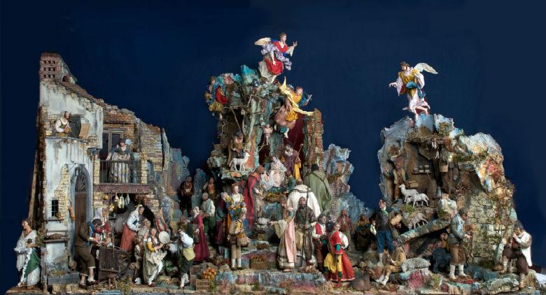 Artistic nativity scenes in San Severo al Pendino