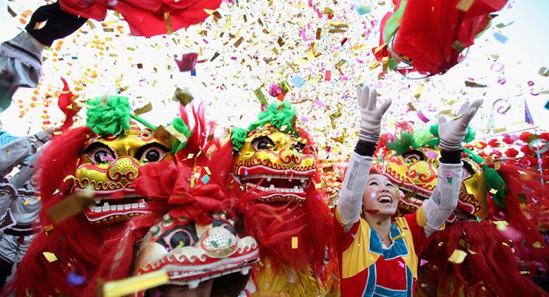 Chinese New Year 2017 at the Rotonda Diaz in Naples