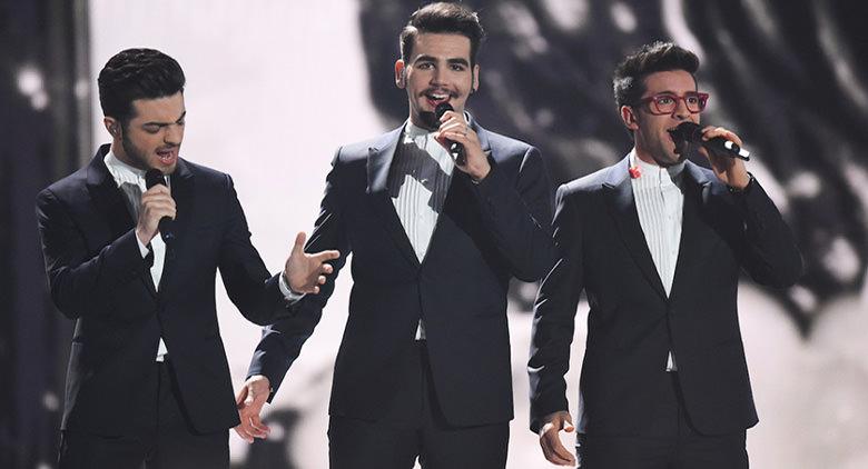 Il Volo in concert at the Flegrea Arena in Naples