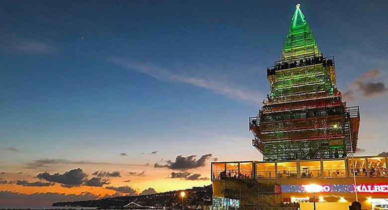 Falò di Sant'Antonio su N'Albero a Napoli