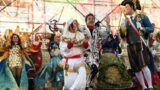 Карнавал 2017 в Пальма-Кампании с квадригли и костюмированными парадами