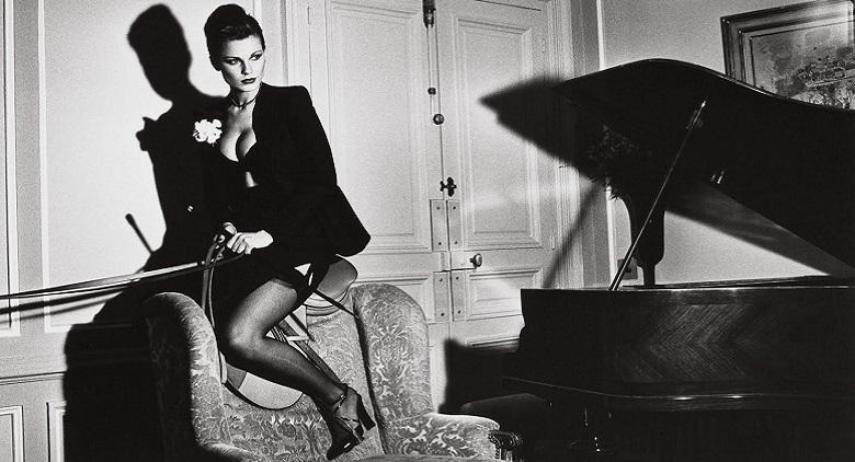 The exhibition of the photographer Helmut Newton at the Palazzo Arti in Naples