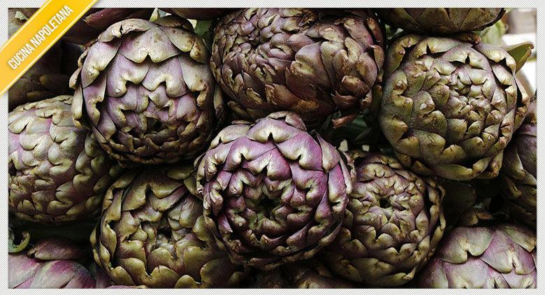 Recipe of roasted artichokes, cooking in the Neapolitan style