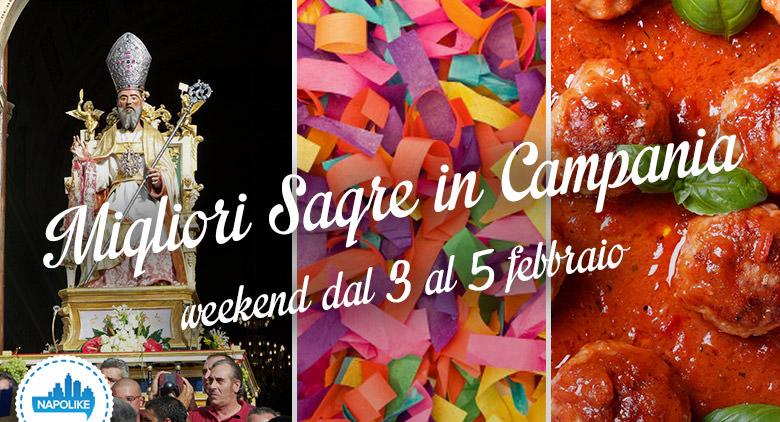 Festivals in Campania in the weekend of 3, 4 and 5 February 2017