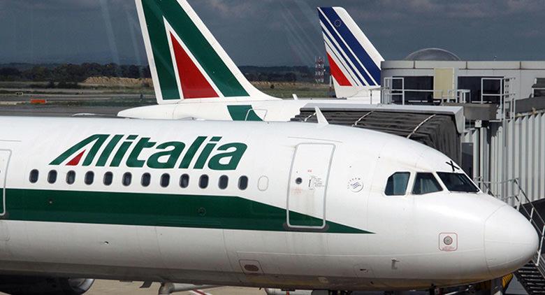 Huelga de Alitalia en Nápoles 20 de marzo de 2017