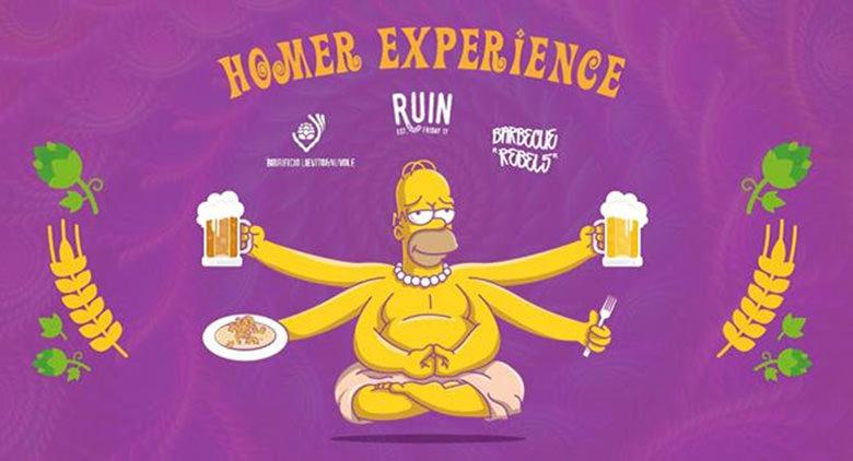 Cerveja artesanal na Ruin del Vomero em Nápoles com Homer Experience