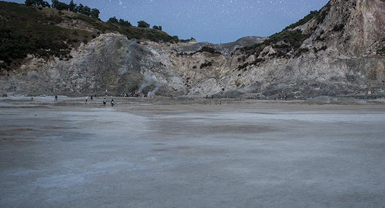 Geothermische Küche und abendliche Besuche in der Solfatara für 2017 Spring